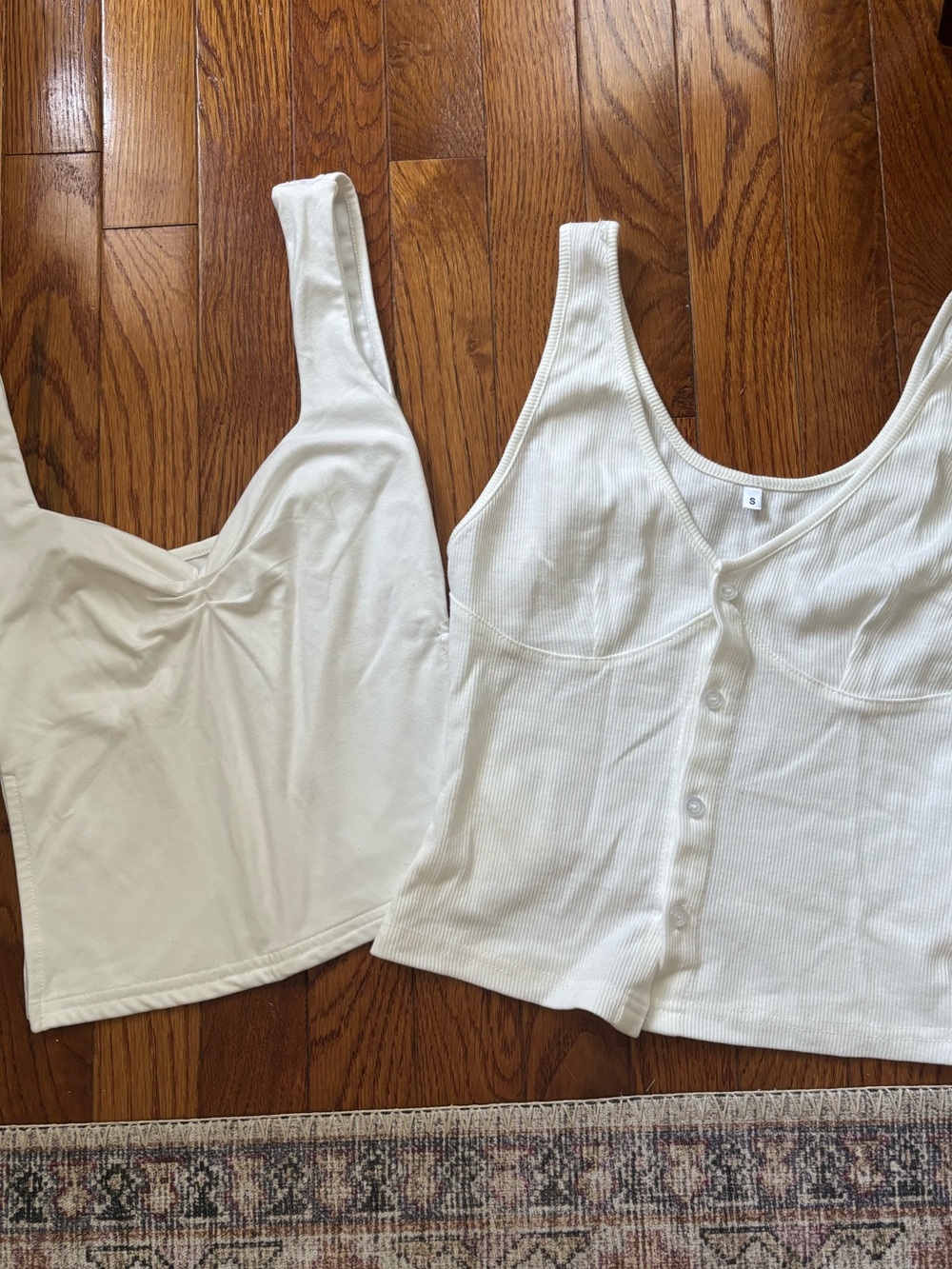 White Tank Top Bundle!